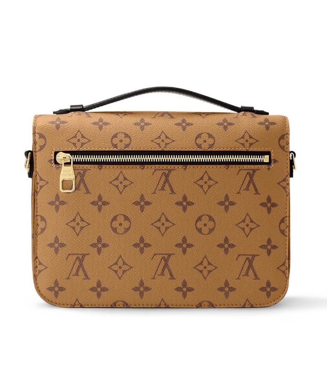LOUIS VUITTON Коричневая сумка с короткими ручками, фото 5