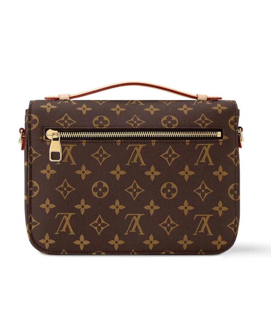 LOUIS VUITTON Коричневая сумка с короткими ручками, фото 4