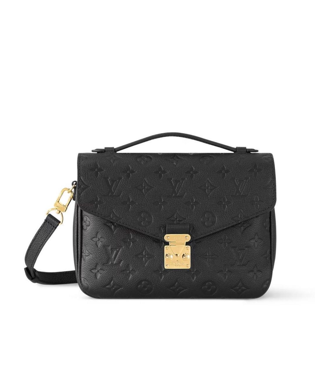 LOUIS VUITTON Черная сумка с короткими ручками, фото 1