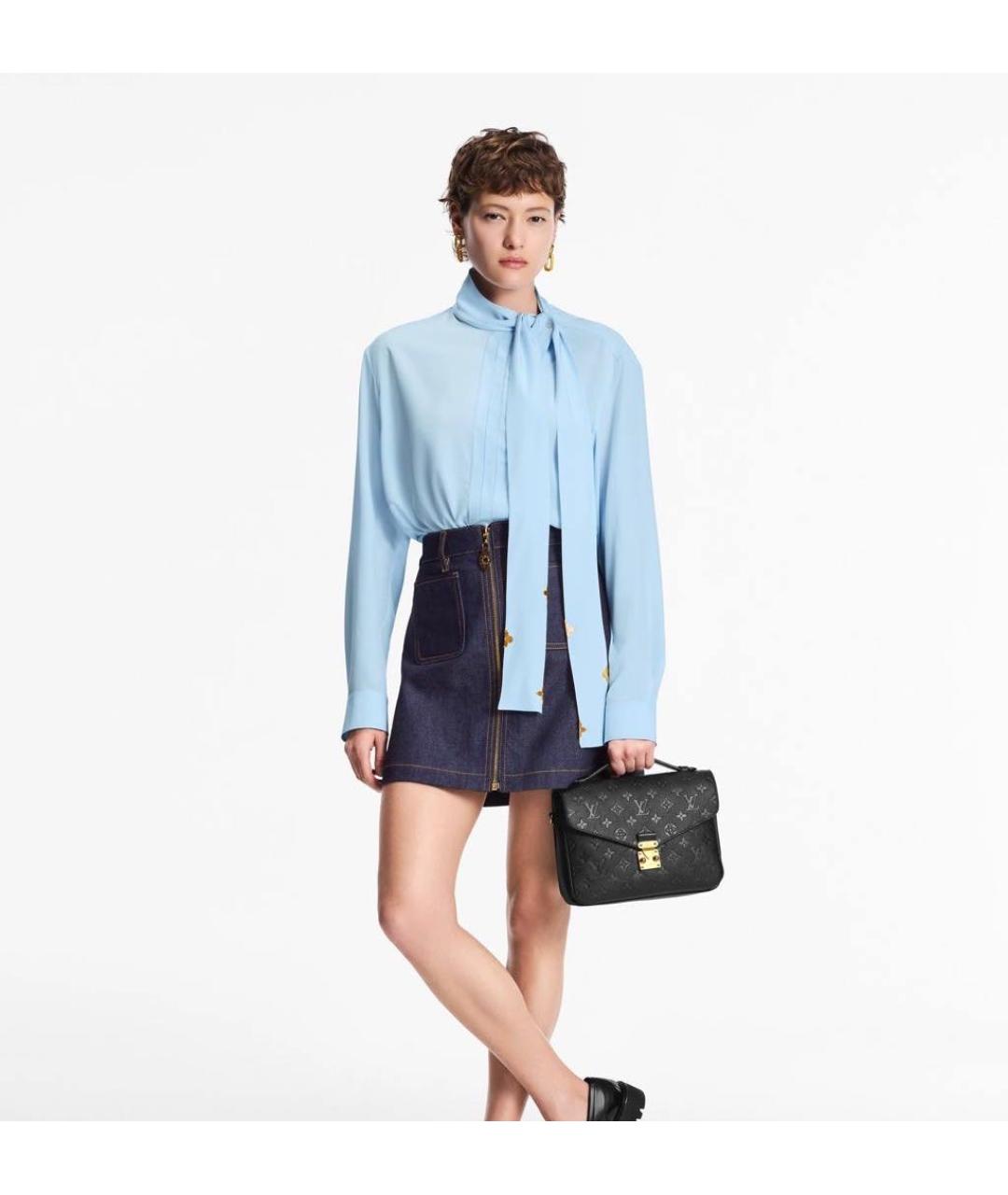 LOUIS VUITTON Черная сумка с короткими ручками, фото 5