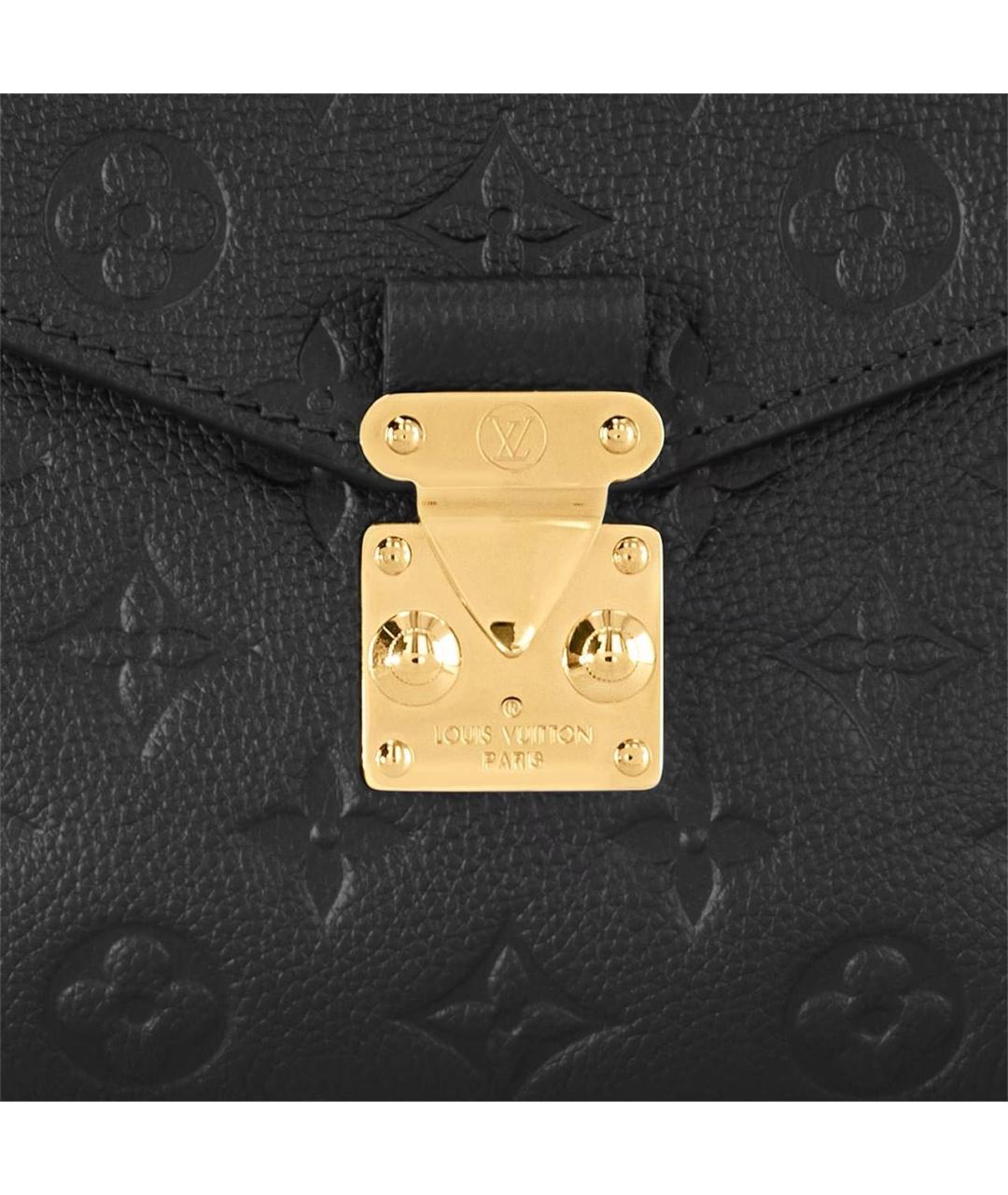 LOUIS VUITTON Черная сумка с короткими ручками, фото 3