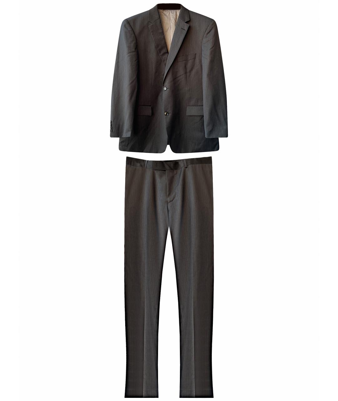 HUGO BOSS Серый классический костюм, фото 1