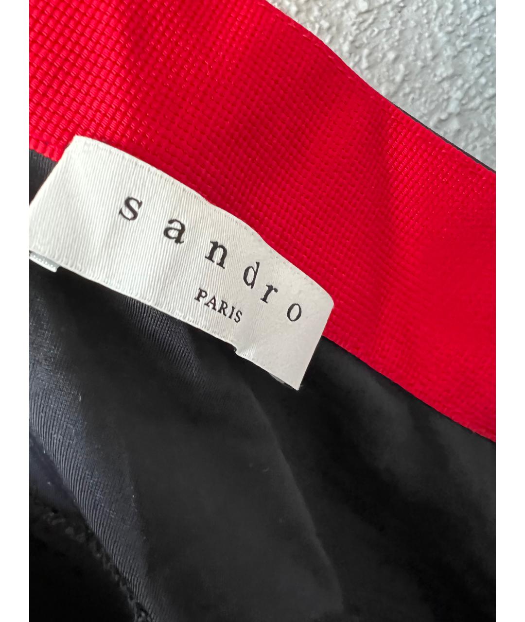 SANDRO Черные брюки узкие, фото 4