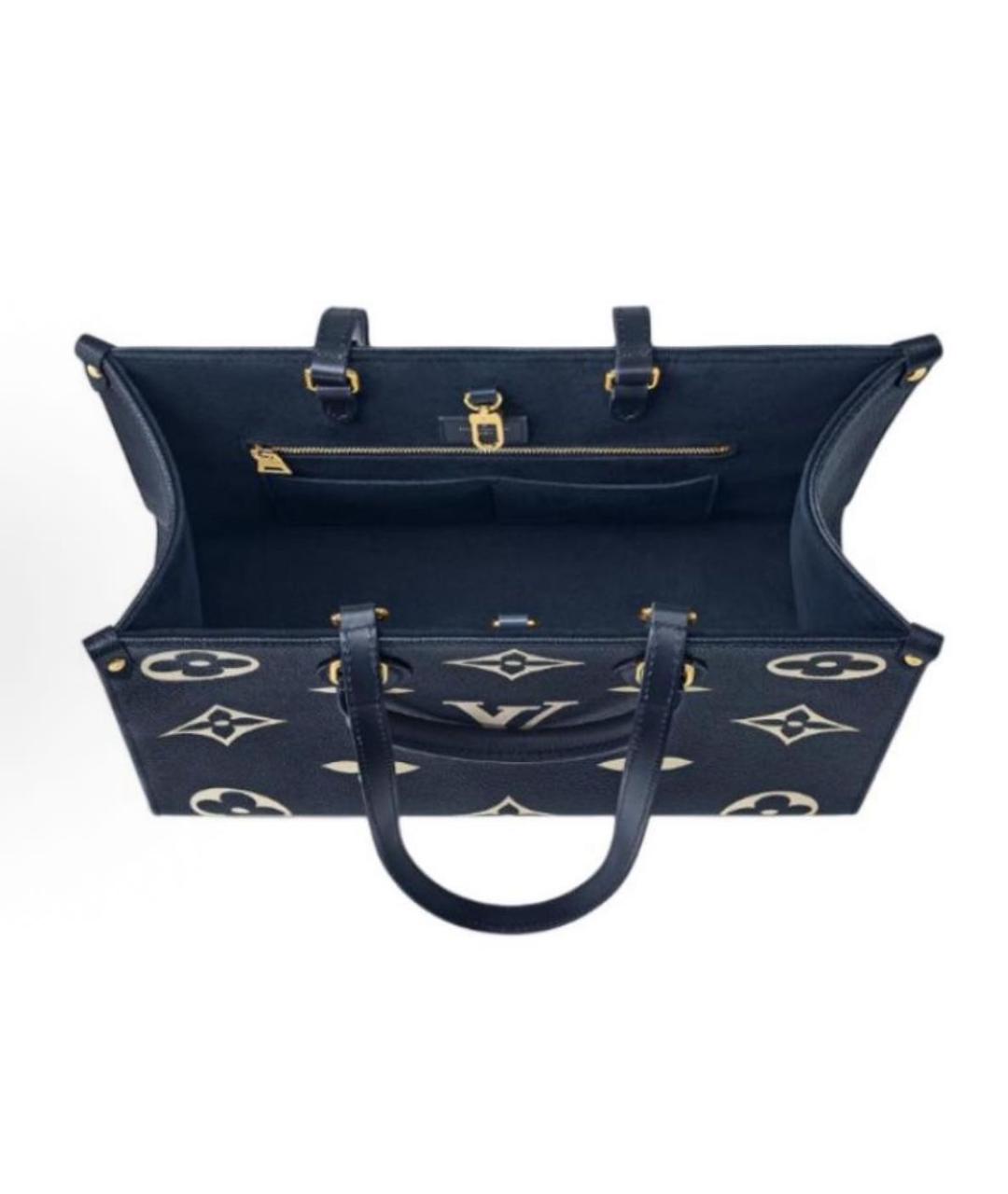 LOUIS VUITTON Темно-синяя сумка с короткими ручками, фото 4