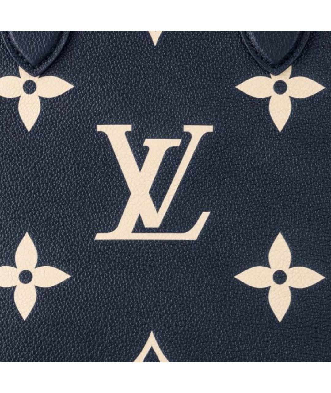 LOUIS VUITTON Темно-синяя сумка с короткими ручками, фото 5