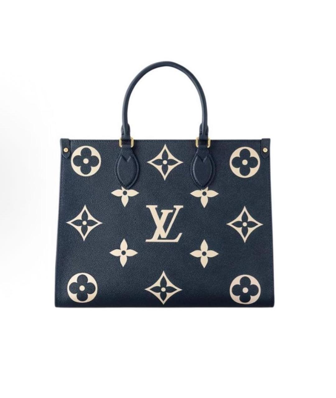 LOUIS VUITTON Темно-синяя сумка с короткими ручками, фото 3