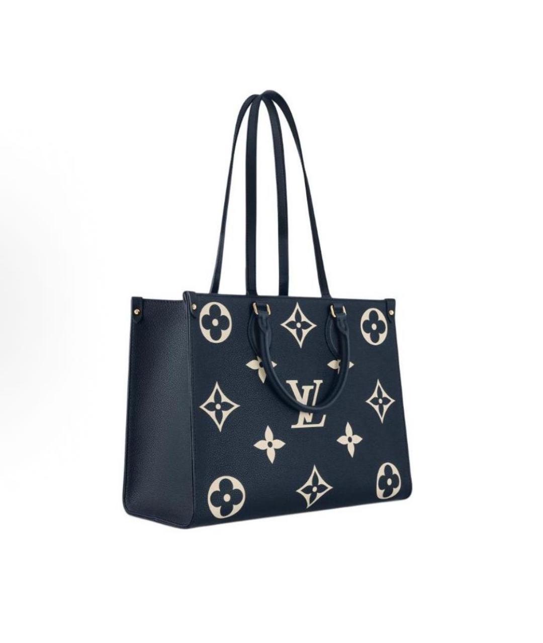 LOUIS VUITTON Темно-синяя сумка с короткими ручками, фото 2