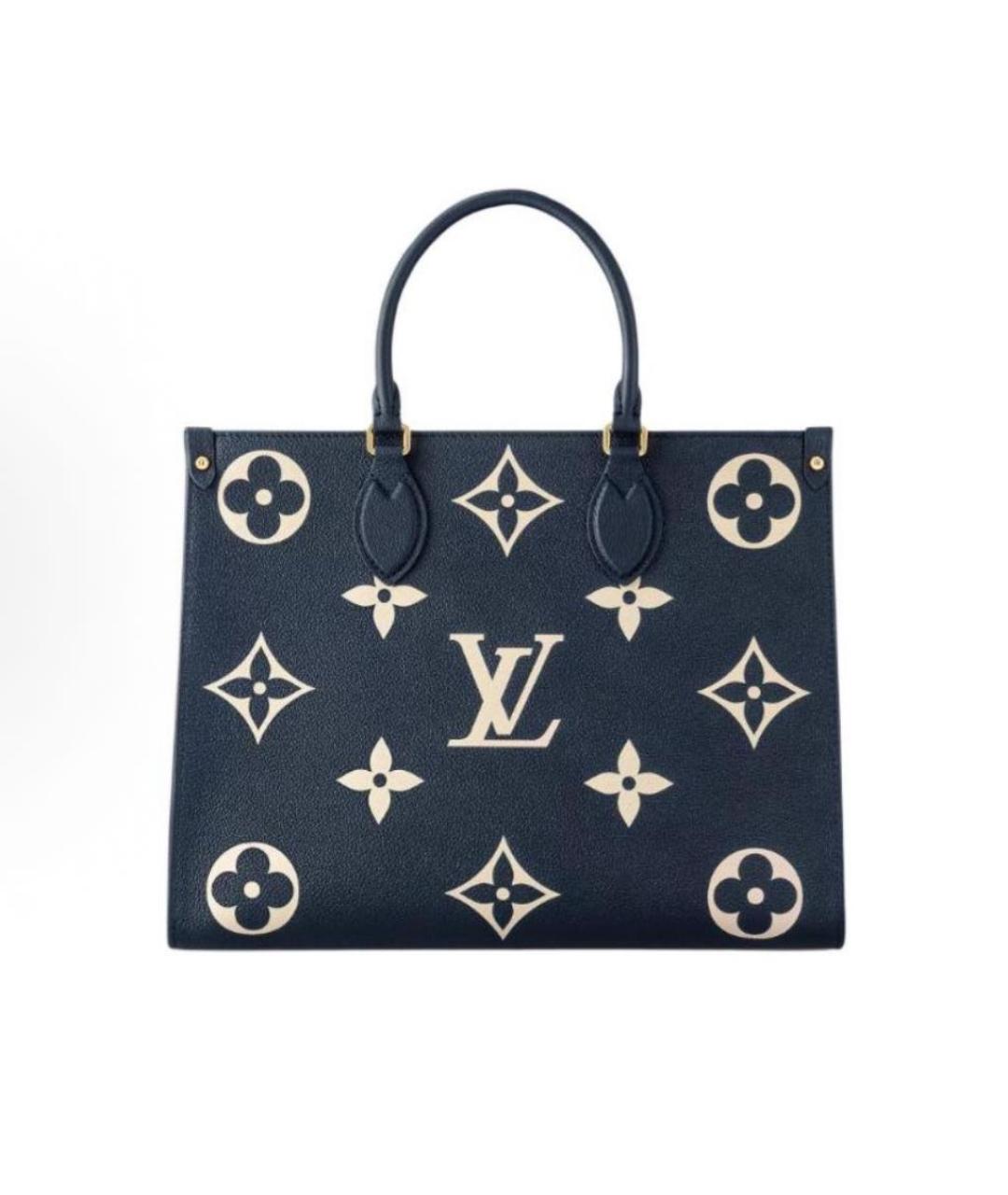 LOUIS VUITTON Темно-синяя сумка с короткими ручками, фото 1