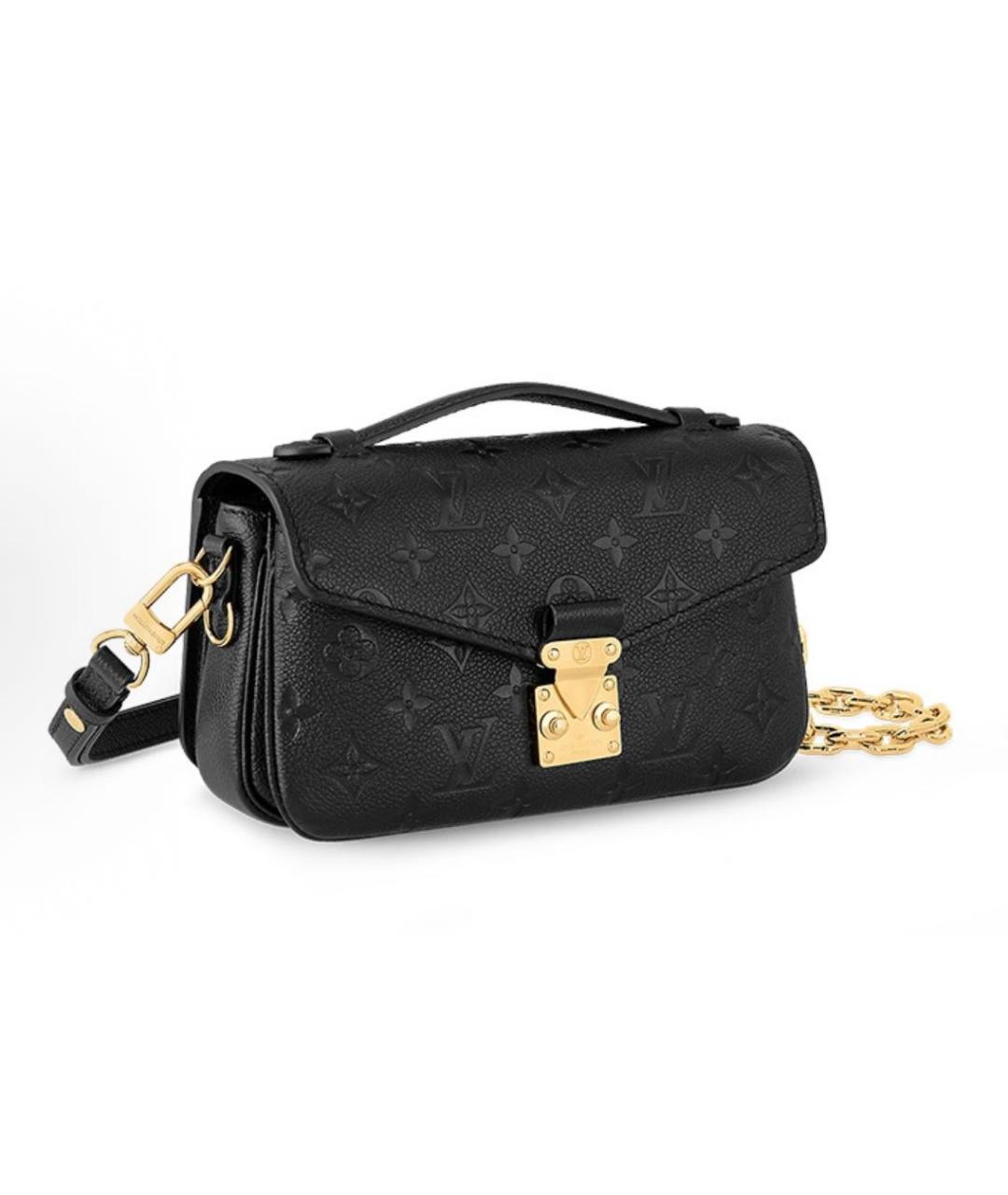 LOUIS VUITTON Черная сумка с короткими ручками, фото 2