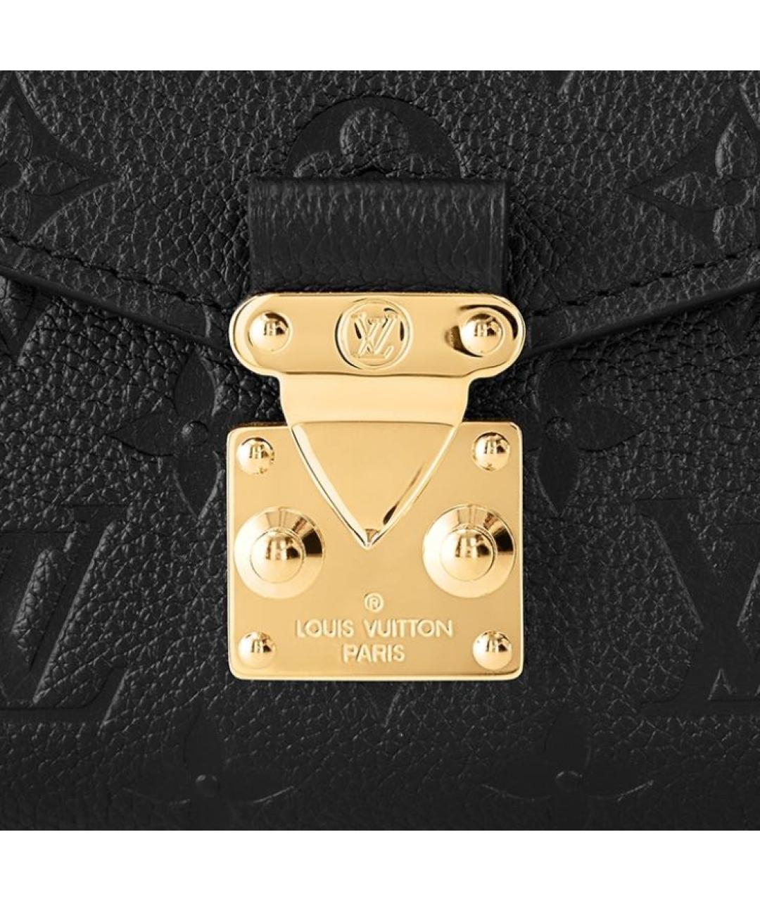 LOUIS VUITTON Черная сумка с короткими ручками, фото 4