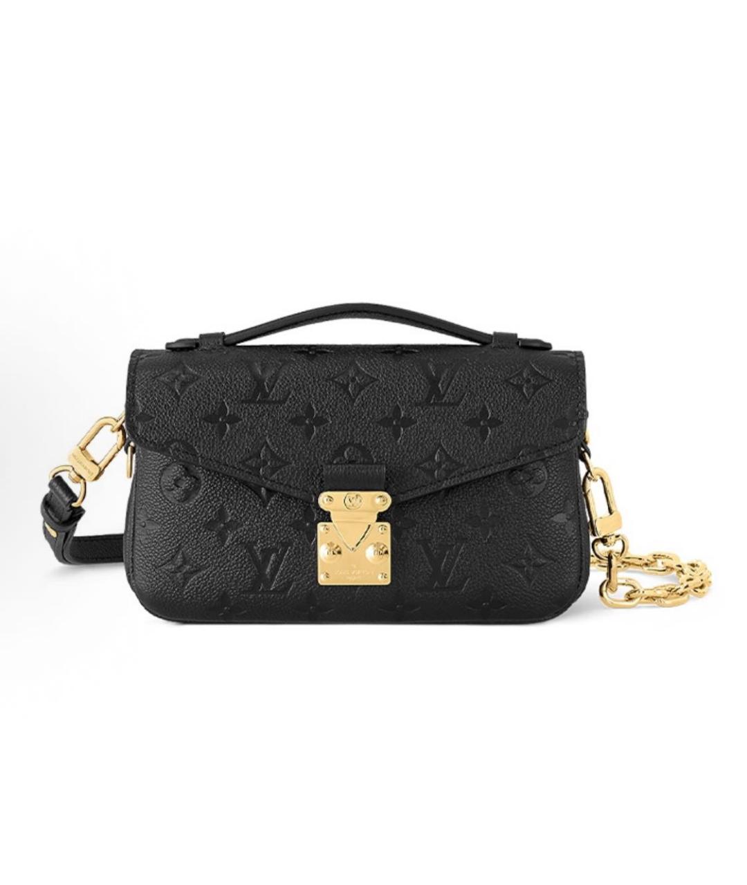 LOUIS VUITTON Черная сумка с короткими ручками, фото 1