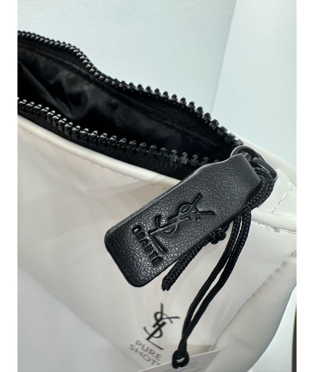 YVES SAINT LAURENT BEAUTY Белая косметичка из искусственной кожи, фото 3