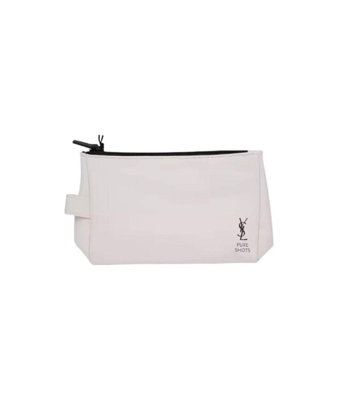 YVES SAINT LAURENT BEAUTY Белая косметичка из искусственной кожи, фото 5