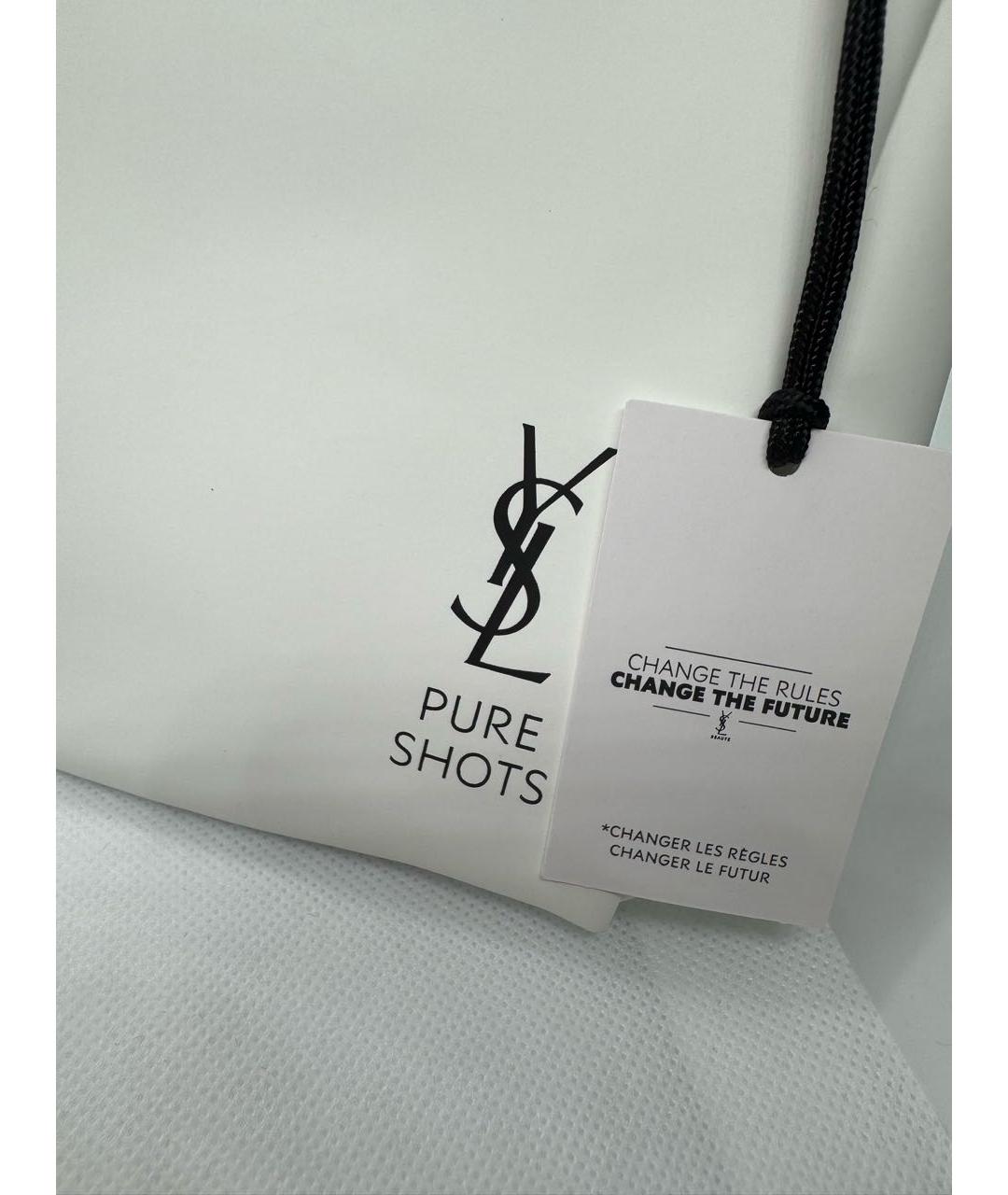 YVES SAINT LAURENT BEAUTY Белая косметичка из искусственной кожи, фото 2