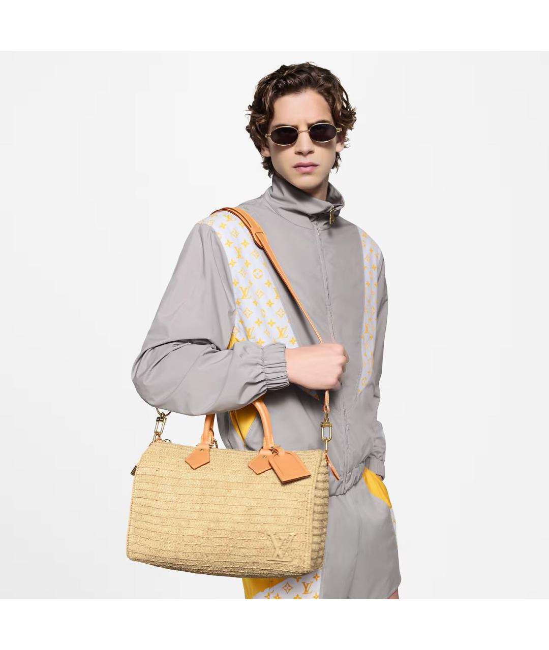 LOUIS VUITTON Бежевая сумка на плечо, фото 4