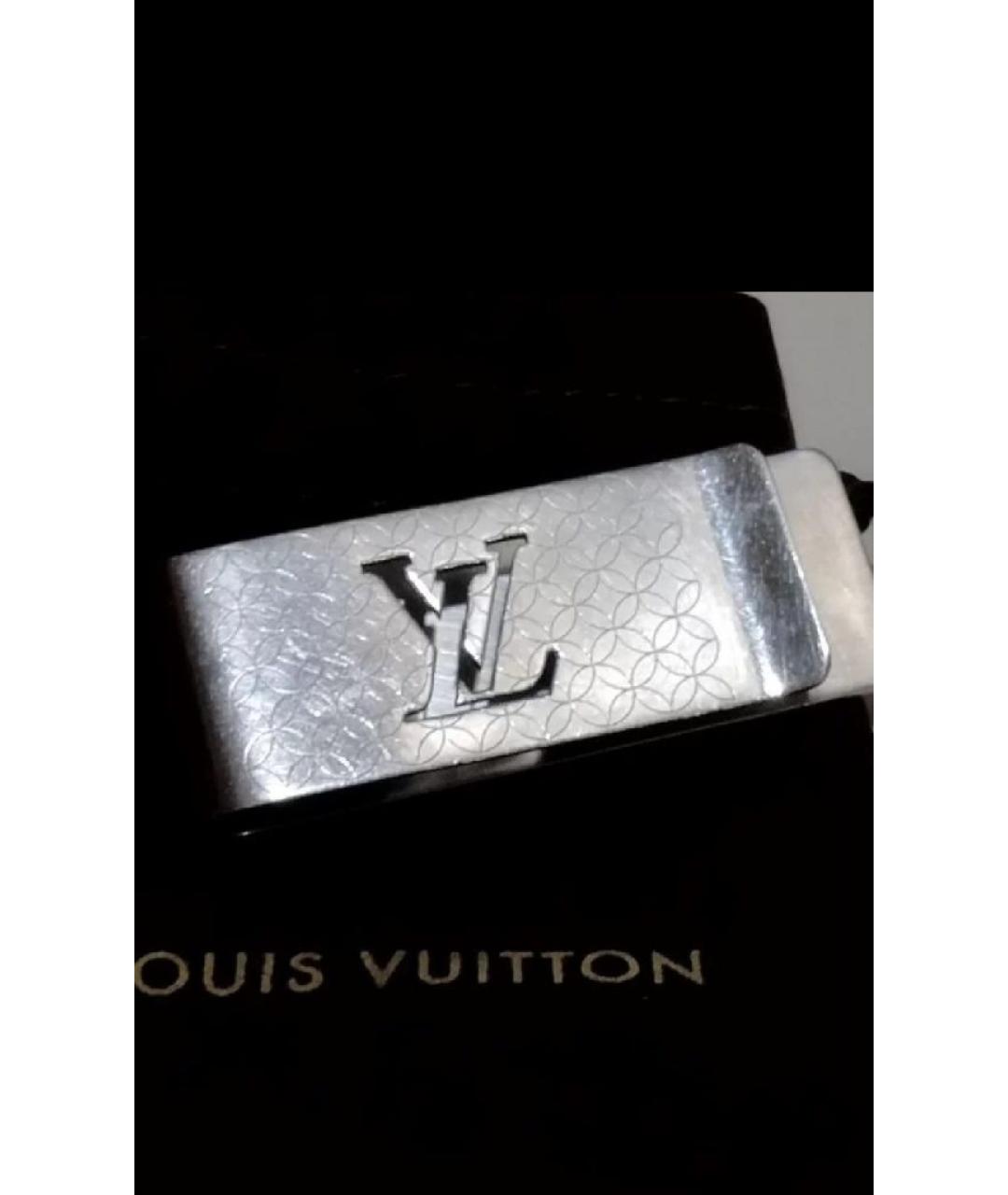 LOUIS VUITTON Серебрянный кошелек, фото 4