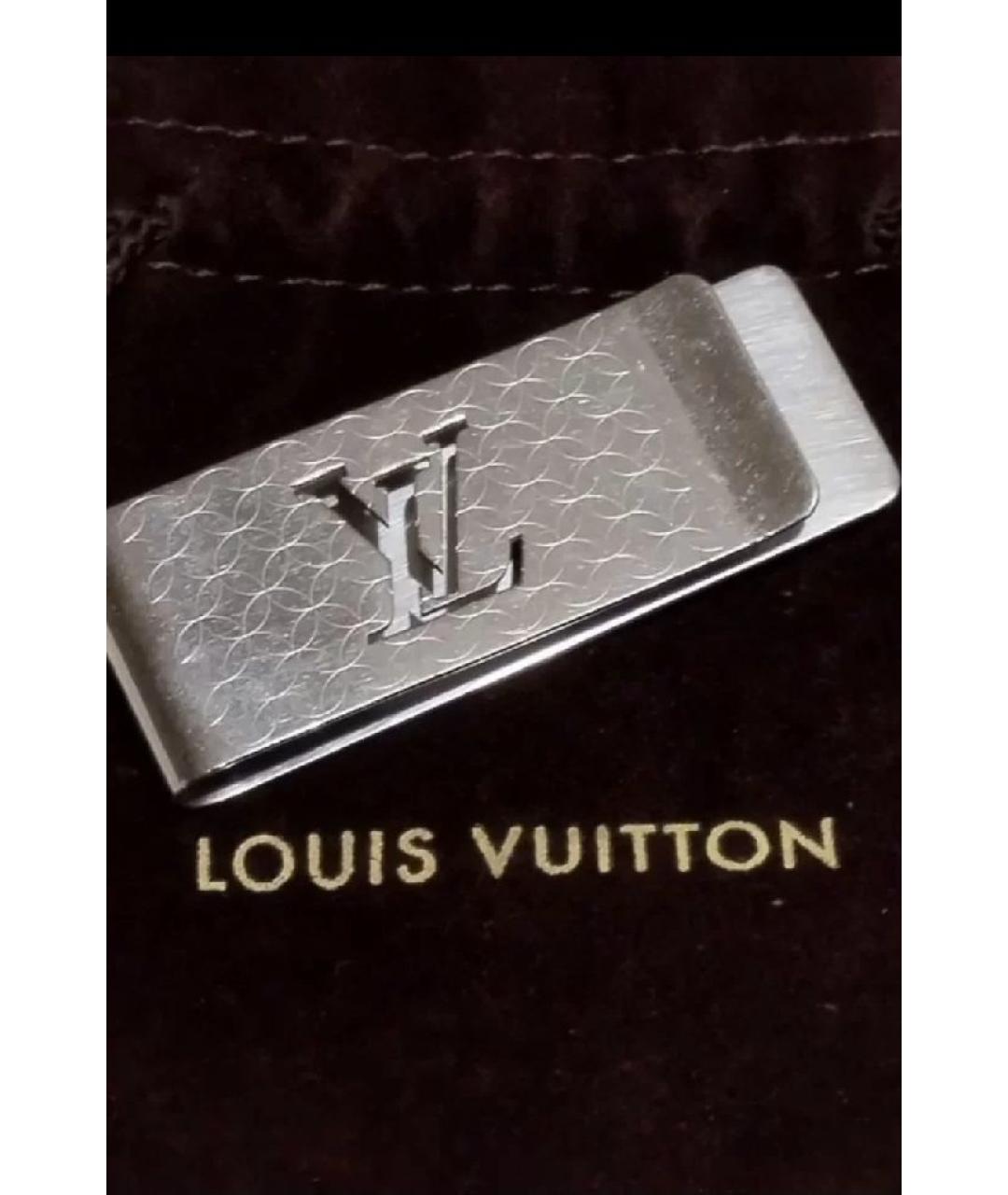 LOUIS VUITTON Серебрянный кошелек, фото 6