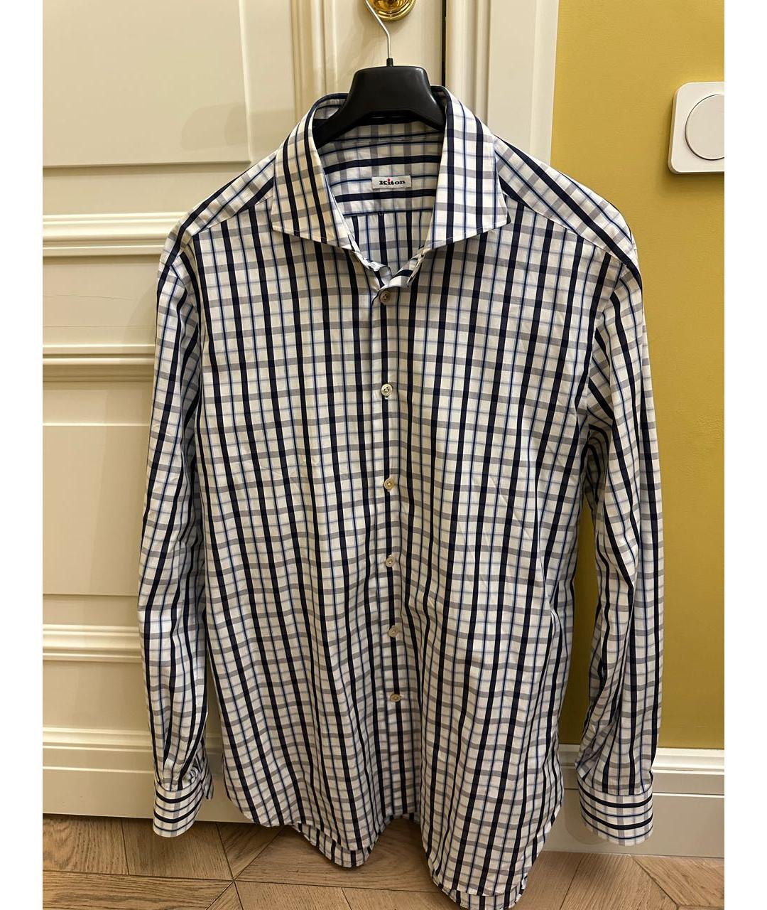 KITON Белая хлопковая кэжуал рубашка, фото 7