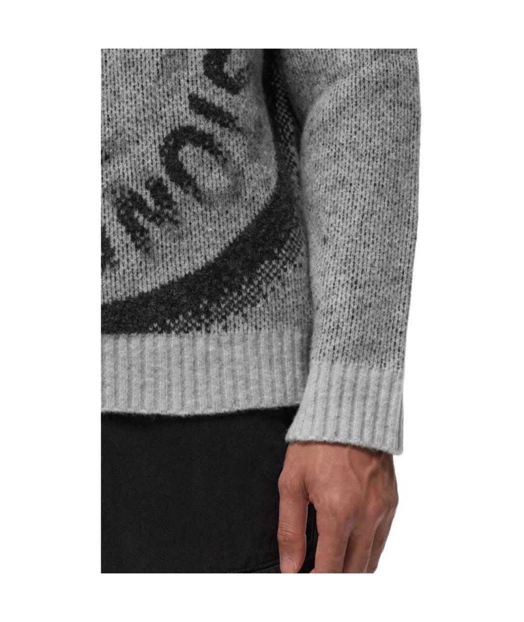 STONE ISLAND Серый джемпер / свитер, фото 5