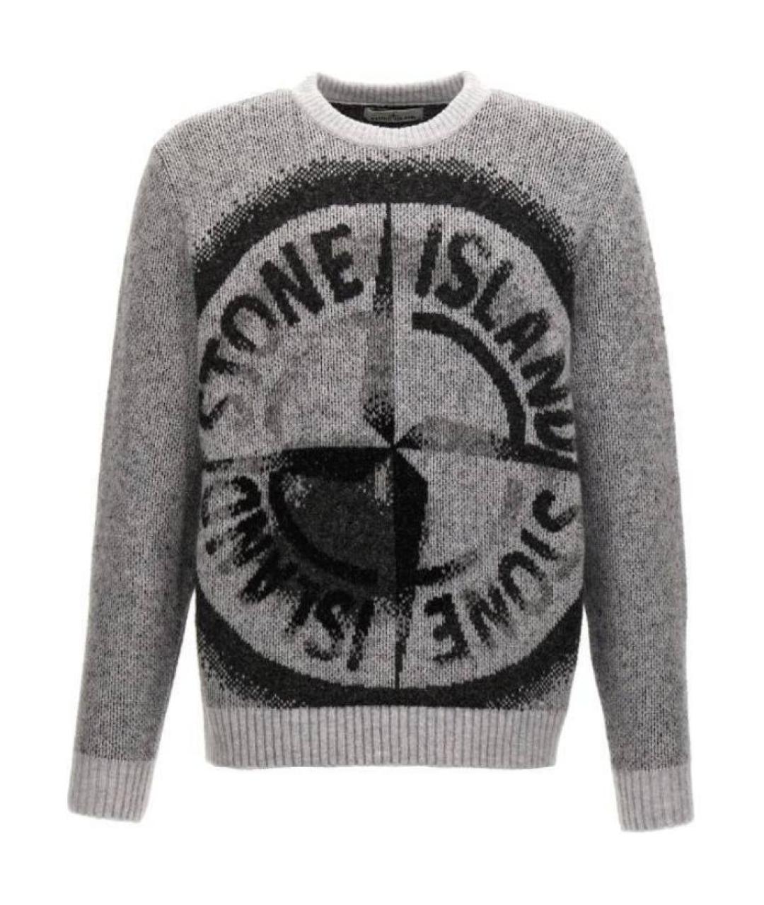 STONE ISLAND Серый джемпер / свитер, фото 1