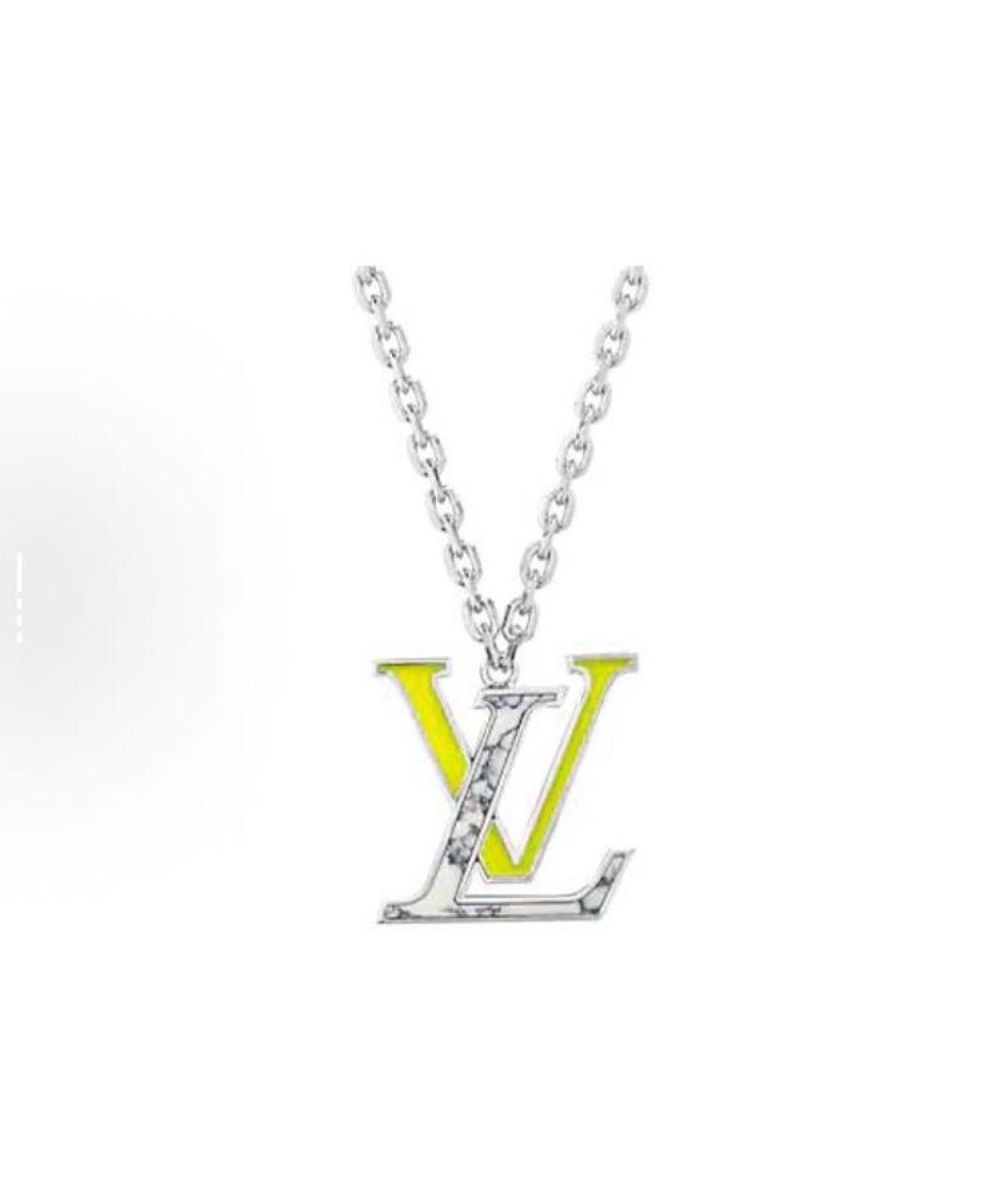 LOUIS VUITTON Зеленая цепочка/подвеска, фото 3