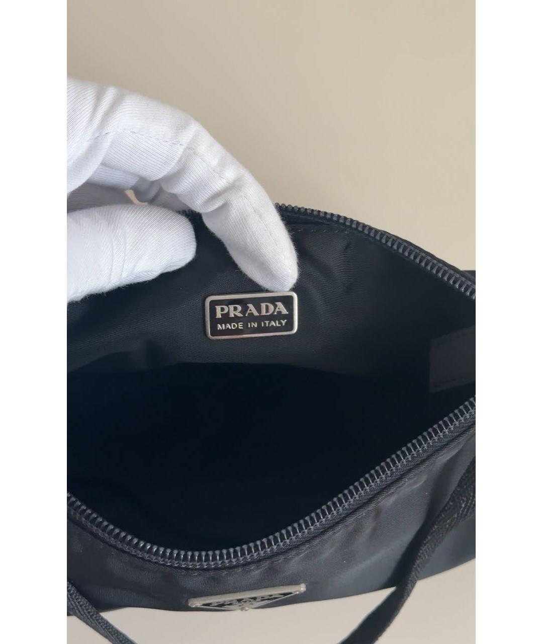 PRADA Черная сумка с короткими ручками, фото 4