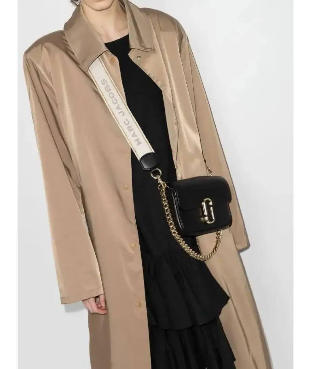 MARC JACOBS Черная кожаная сумка через плечо, фото 6