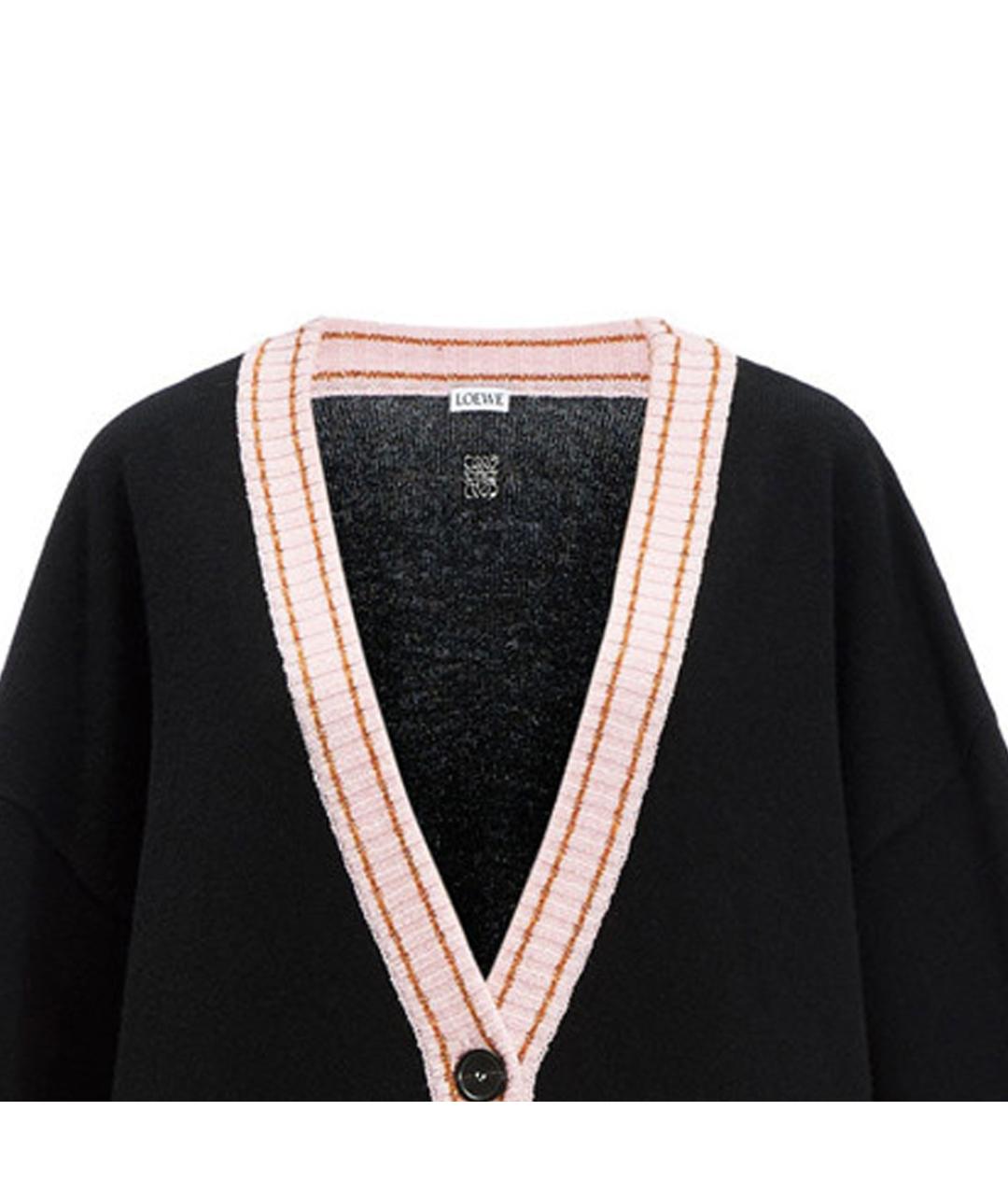 LOEWE Черный кардиган, фото 4