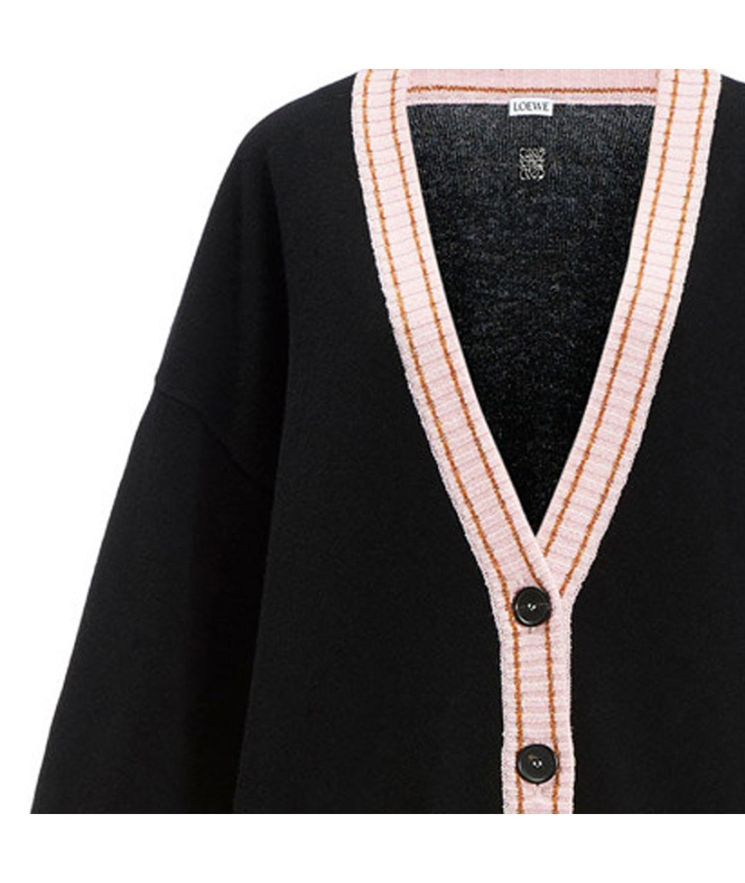 LOEWE Черный кардиган, фото 5