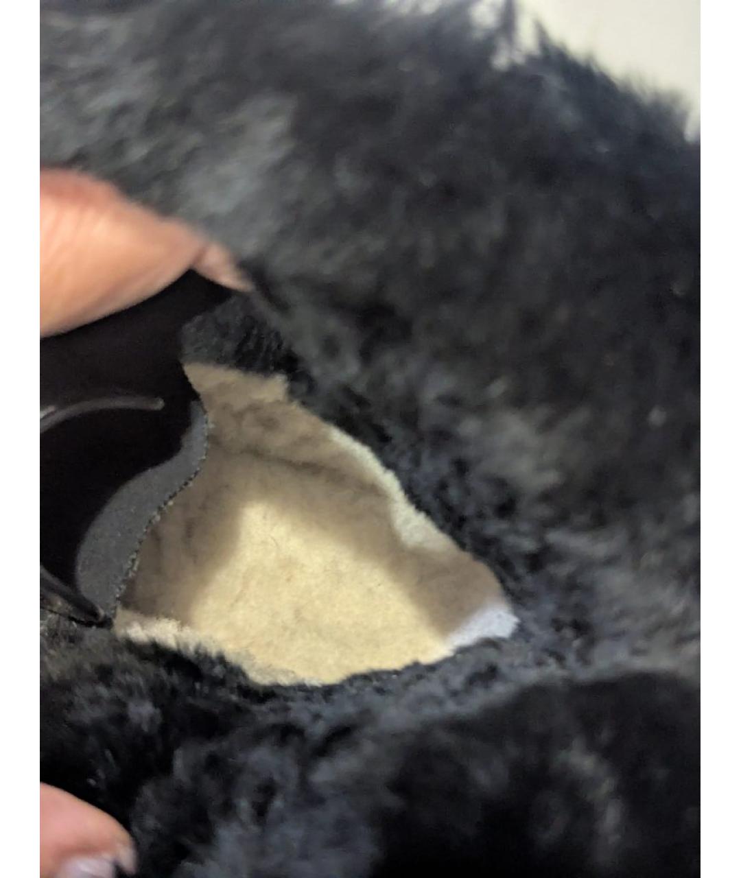 CHANEL Черные резиновые полусапоги, фото 5