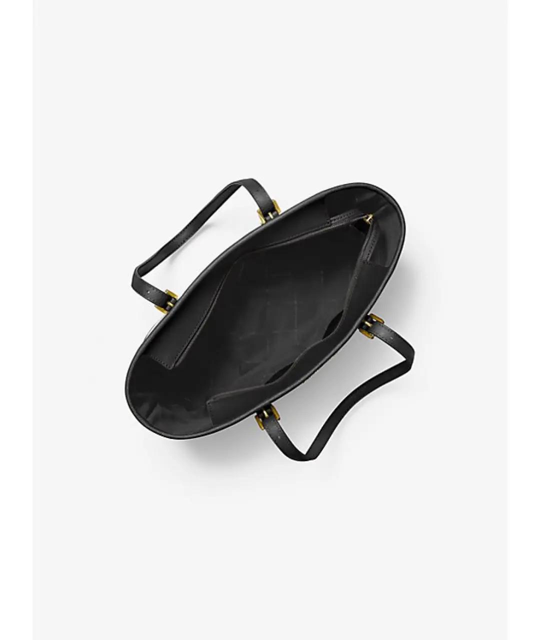 MICHAEL KORS Черная кожаная сумка тоут, фото 2