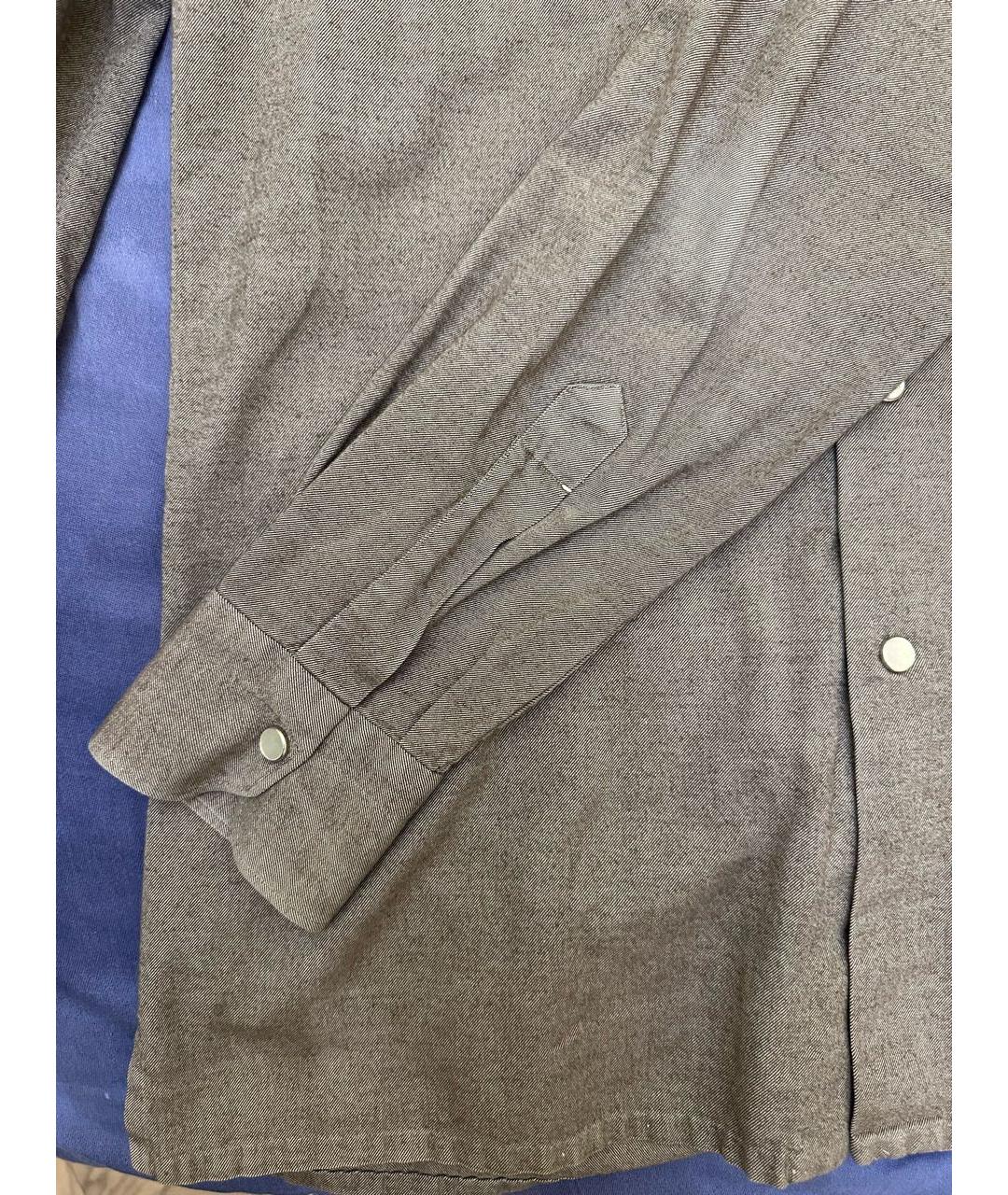 KITON Бежевая хлопковая кэжуал рубашка, фото 4