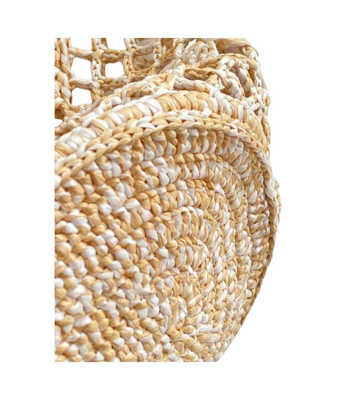 CHANEL Бежевая сумка через плечо, фото 7