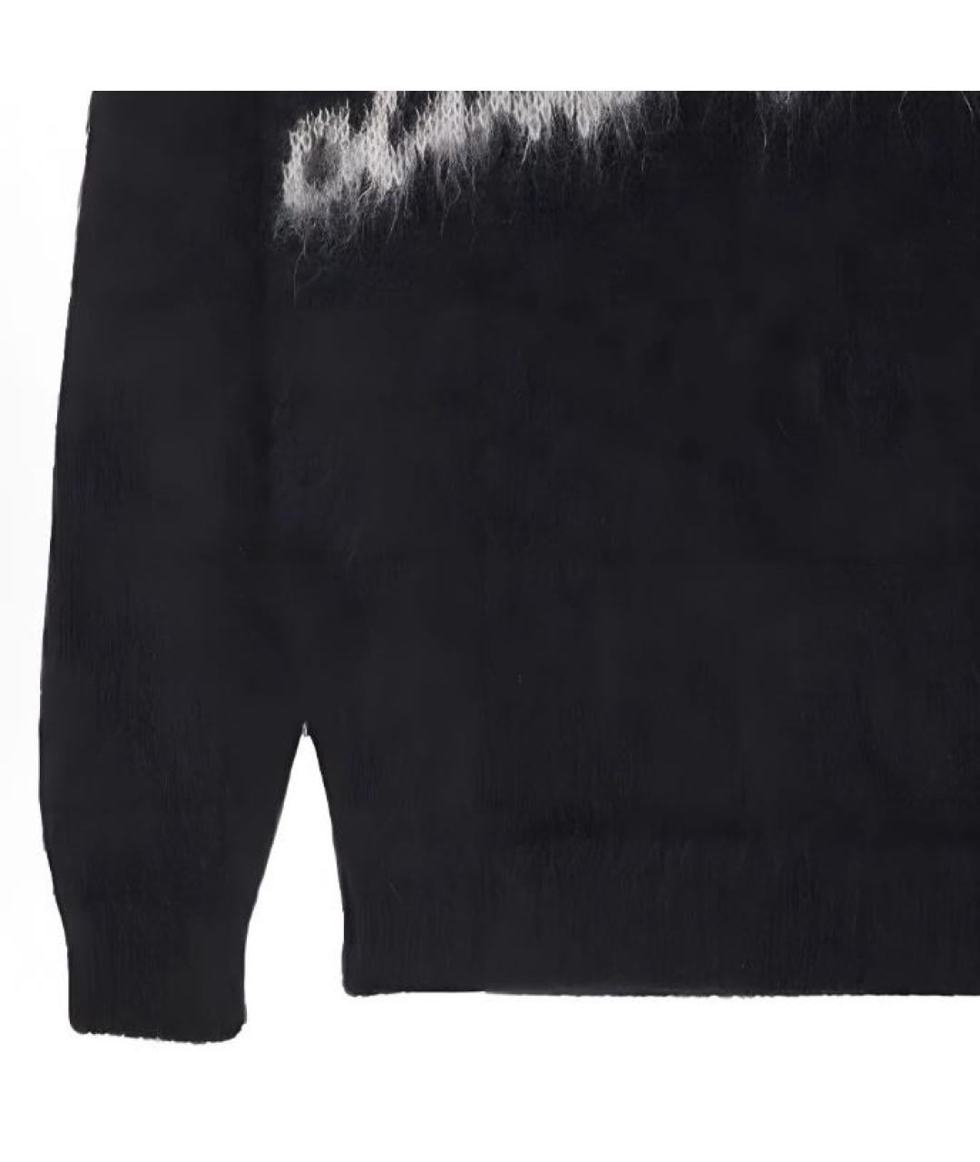 SAINT LAURENT Черный шерстяной джемпер / свитер, фото 7