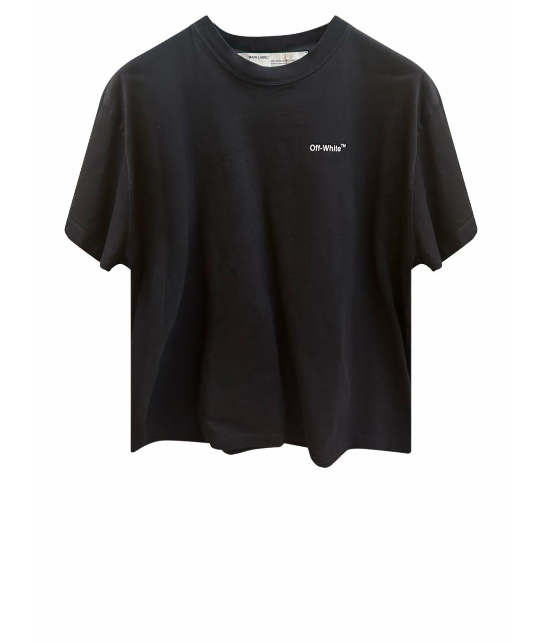 OFF-WHITE Черная хлопковая майка, фото 1