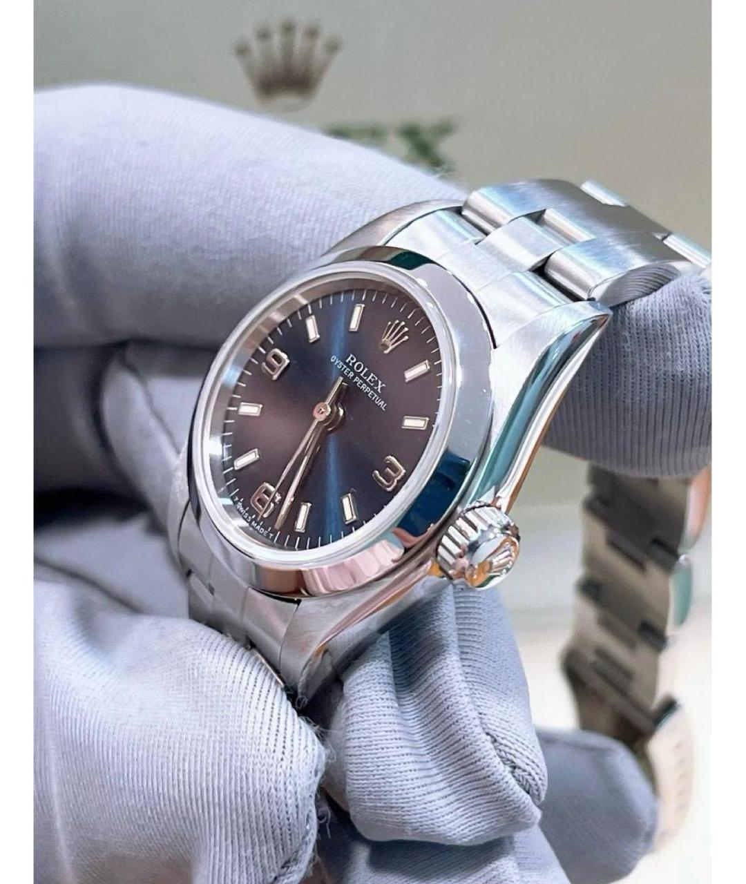 ROLEX Голубые часы, фото 2