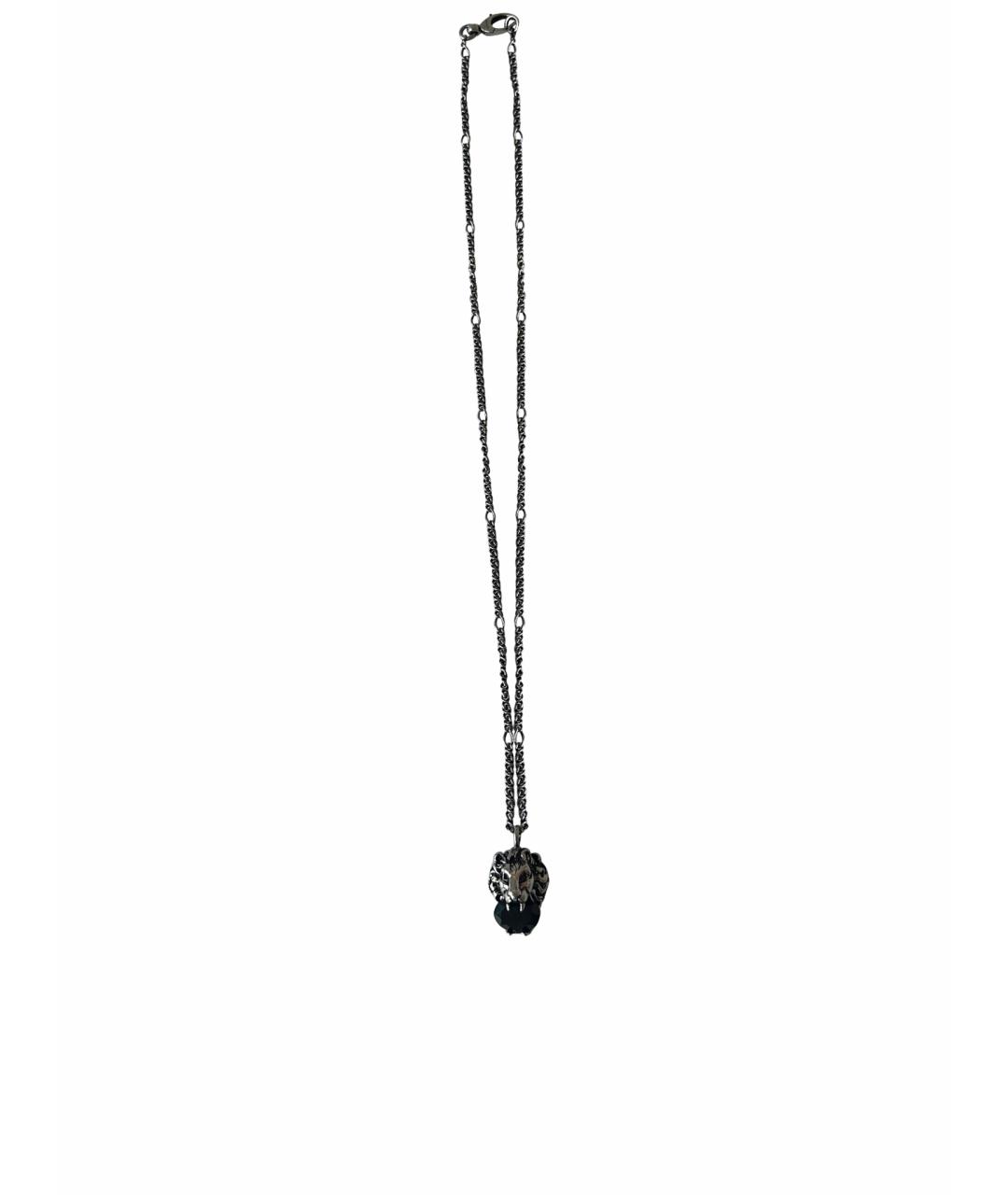 GUCCI Серебряная металлическая подвеска, фото 1