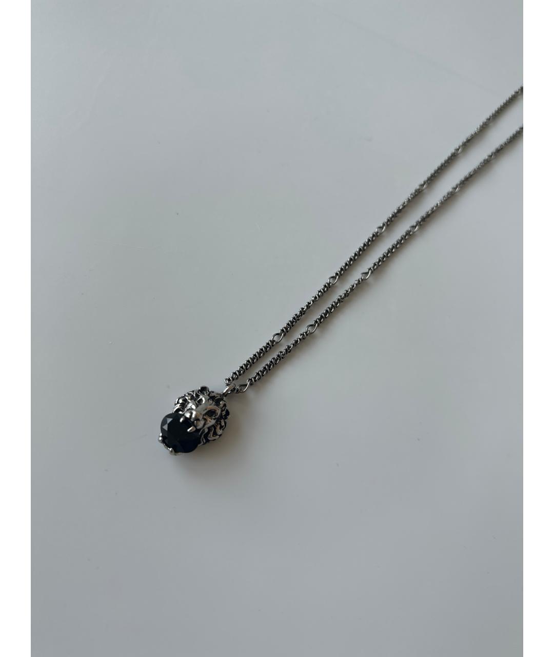 GUCCI Серебряная металлическая подвеска, фото 2