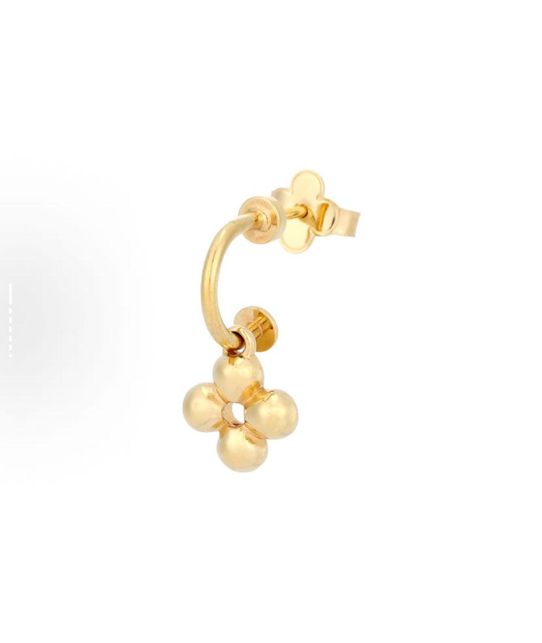 LOUIS VUITTON Золотые серьги, фото 3