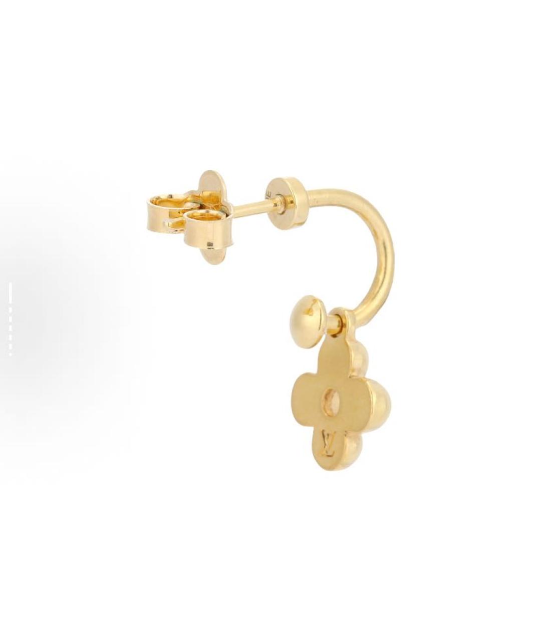 LOUIS VUITTON Золотые серьги, фото 4