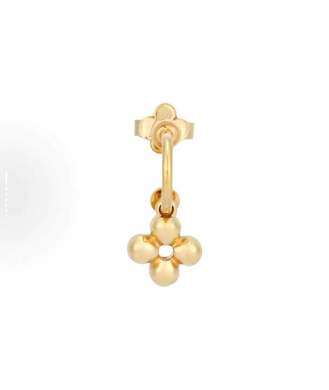 LOUIS VUITTON Золотые серьги, фото 2