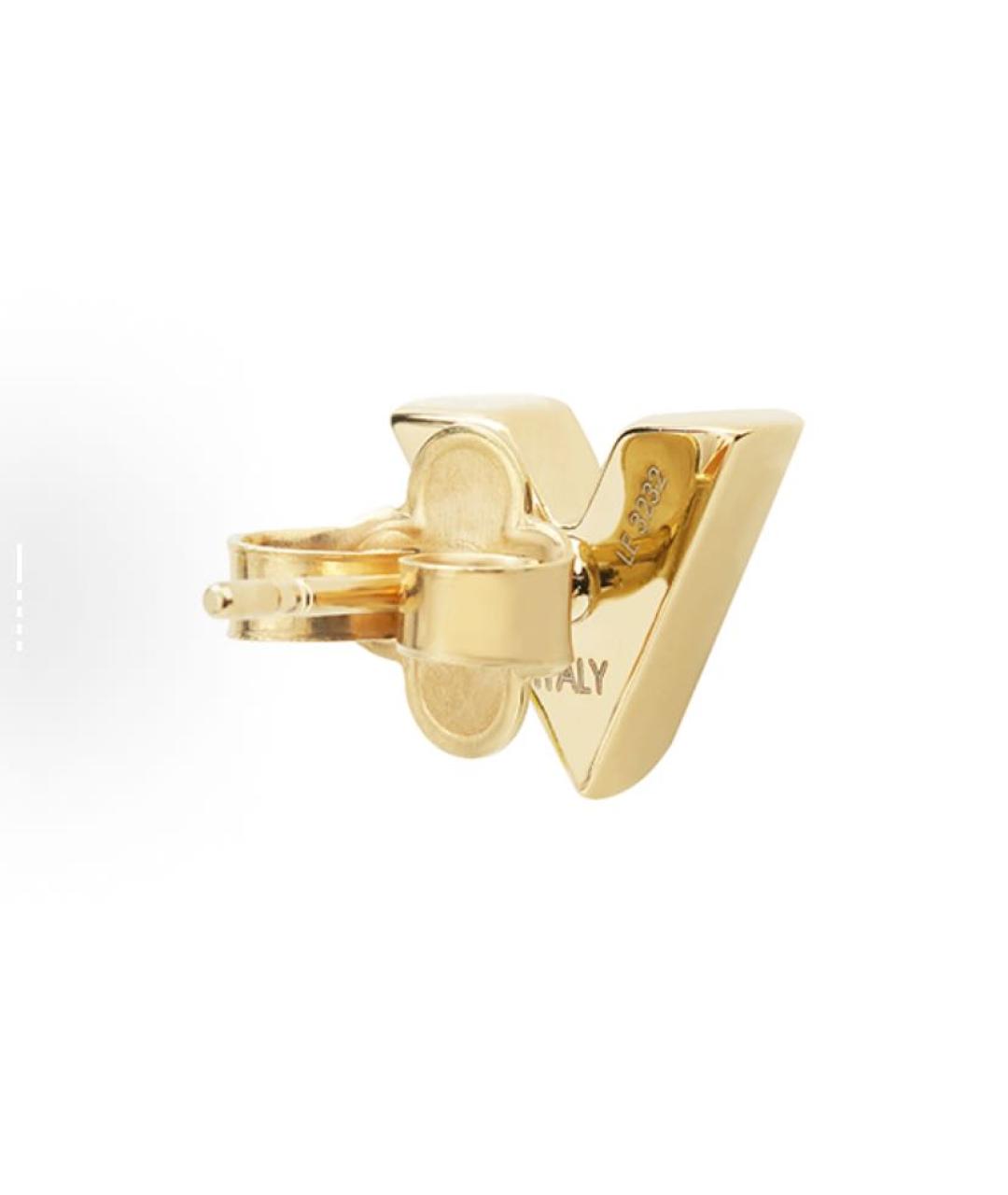 LOUIS VUITTON Золотые серьги, фото 3