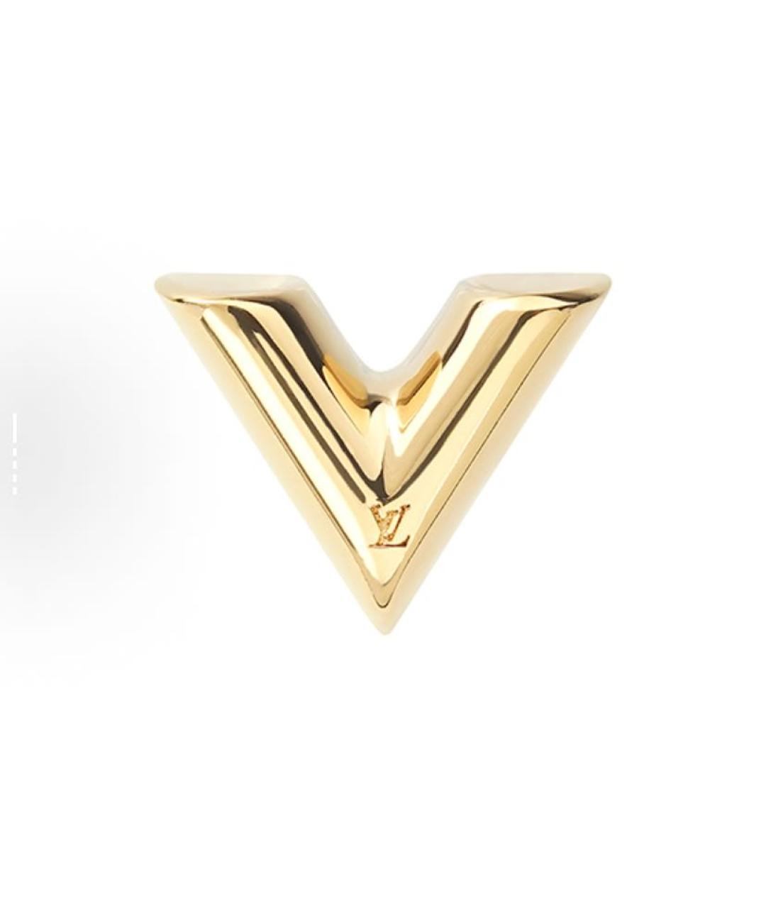 LOUIS VUITTON Золотые серьги, фото 1