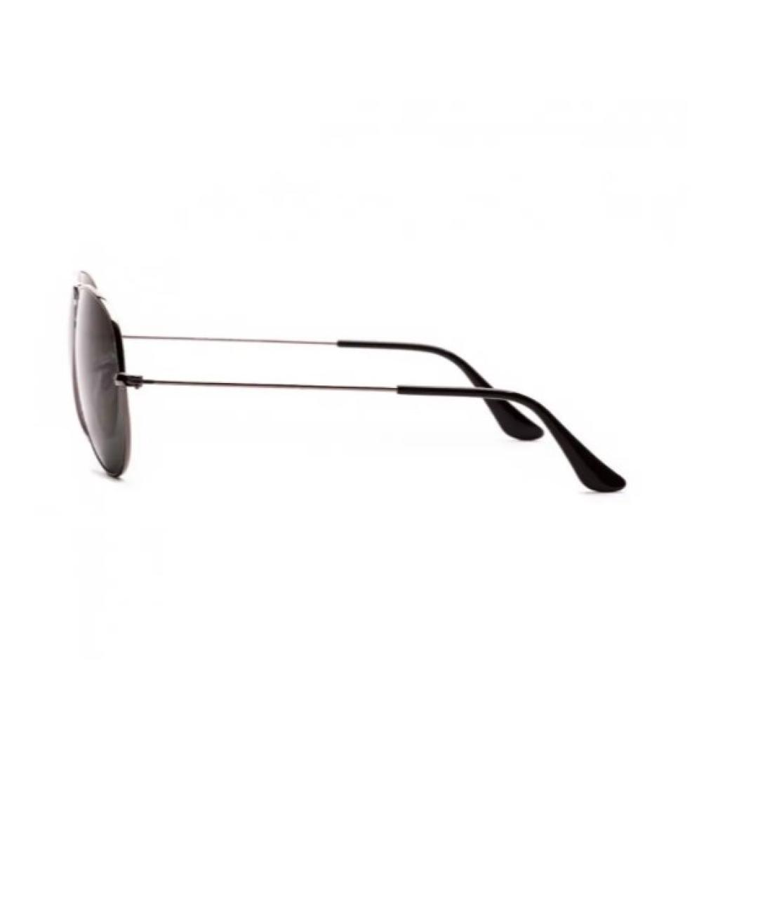 RAY BAN Серые металлические солнцезащитные очки, фото 3