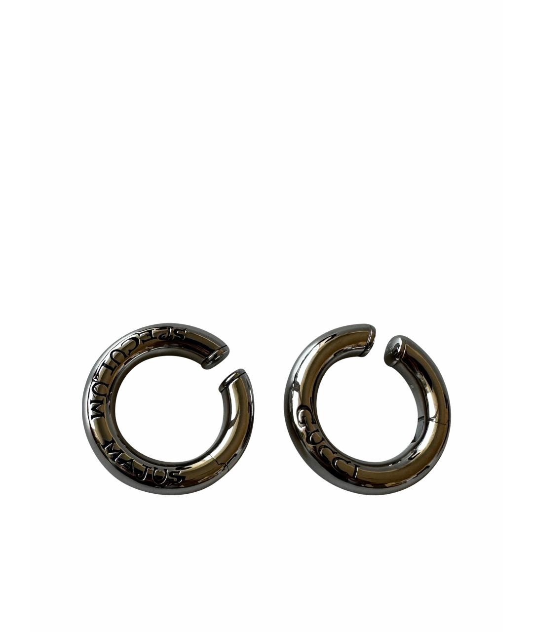 GUCCI Серебряные металлические серьги, фото 1