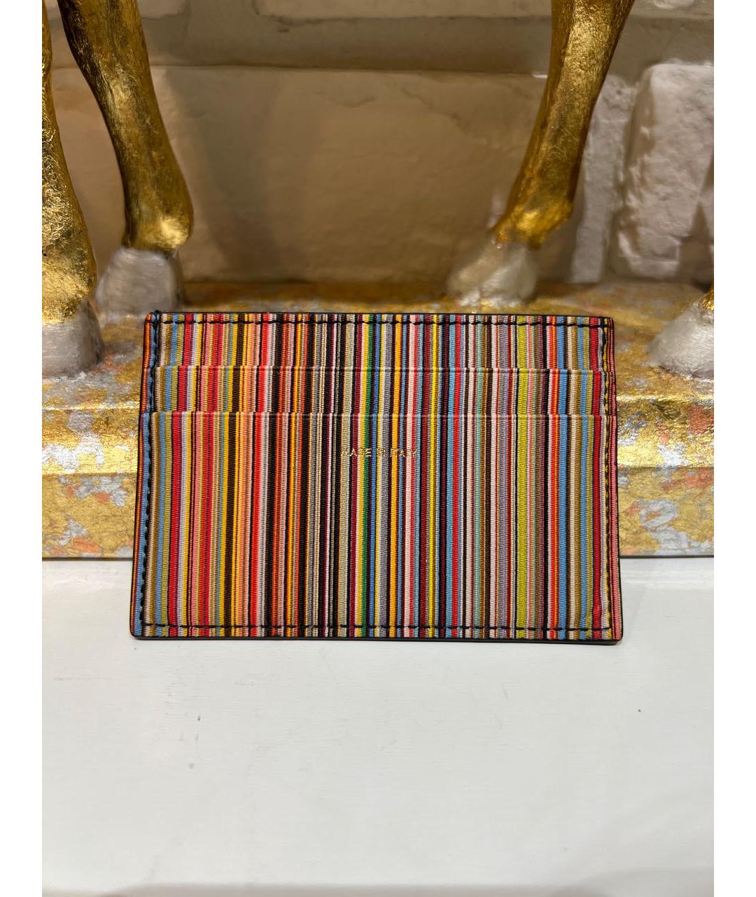 PAUL SMITH Черный кожаный кардхолдер, фото 2