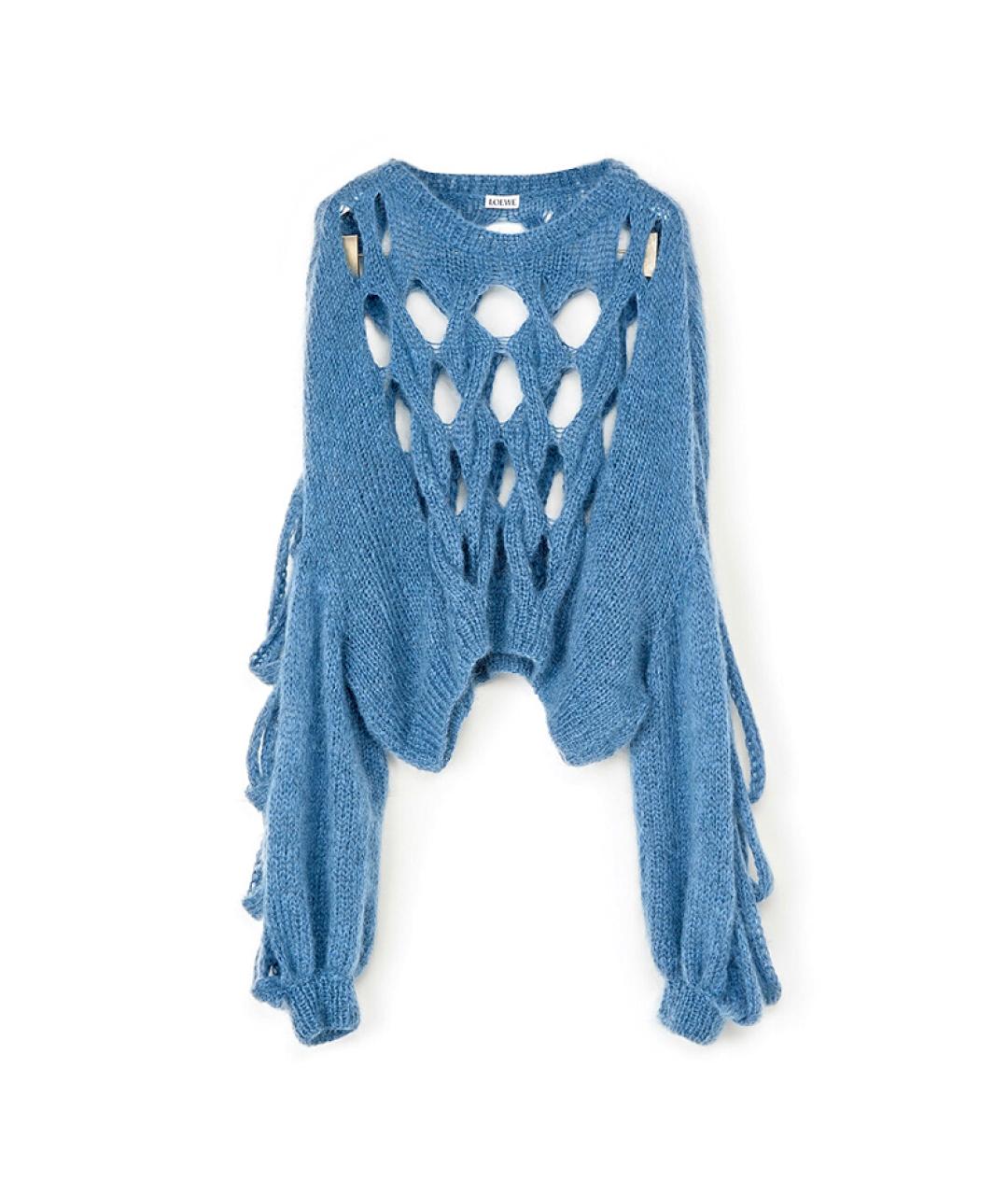 LOEWE Синий джемпер / свитер, фото 1