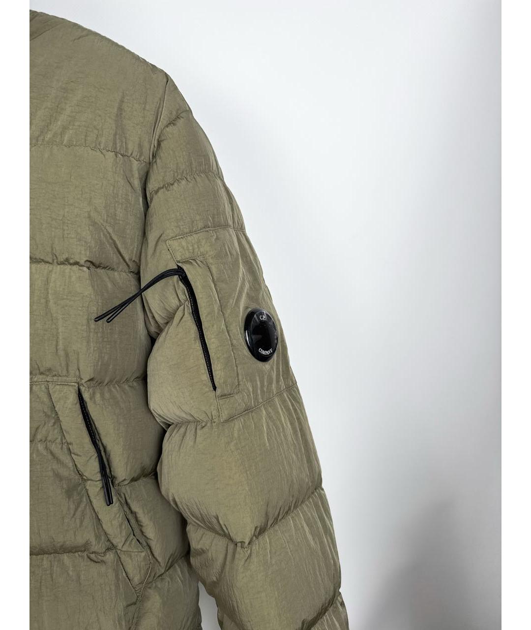 CP COMPANY Хаки полиамидовый пуховик, фото 4