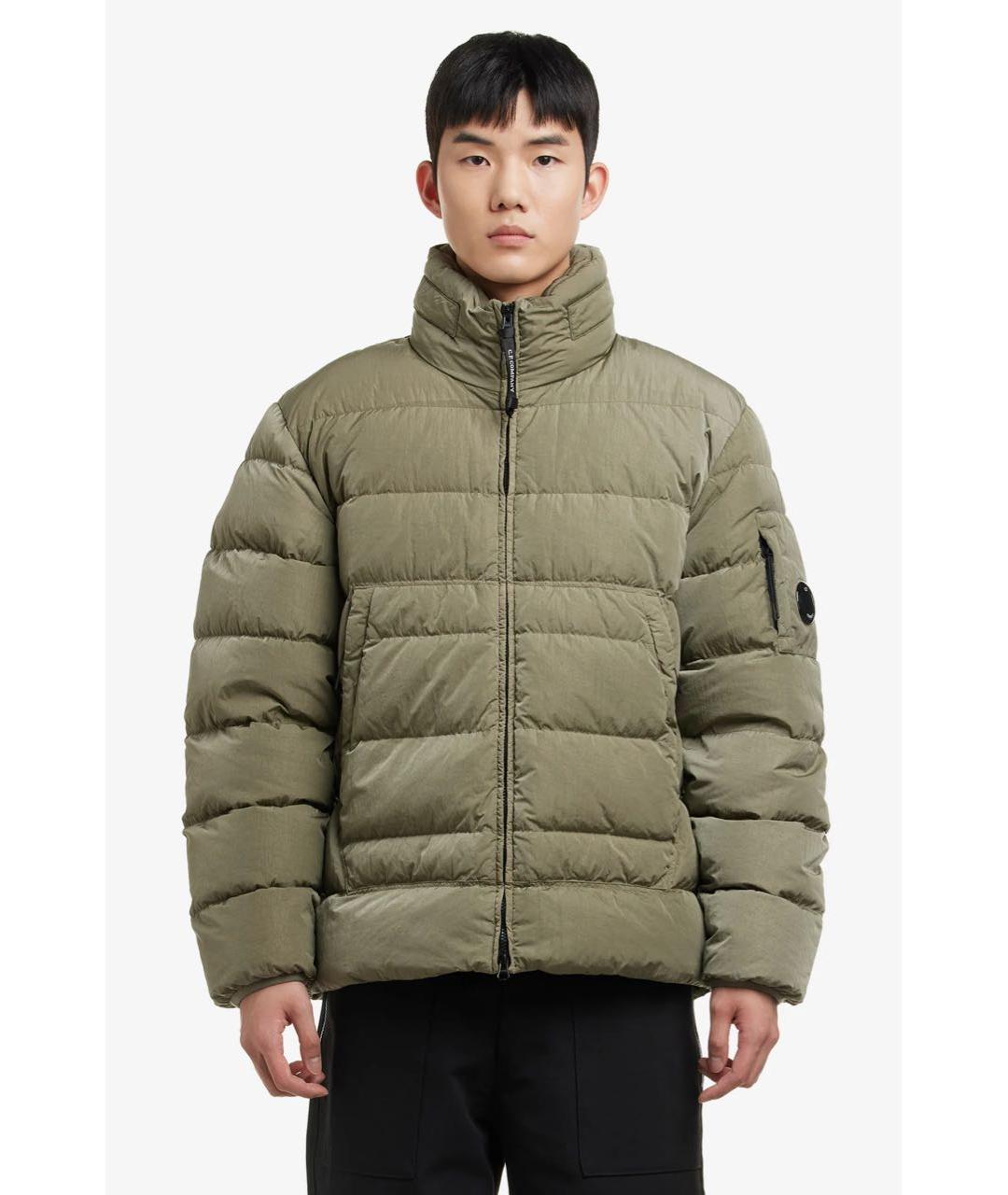 CP COMPANY Хаки полиамидовый пуховик, фото 8