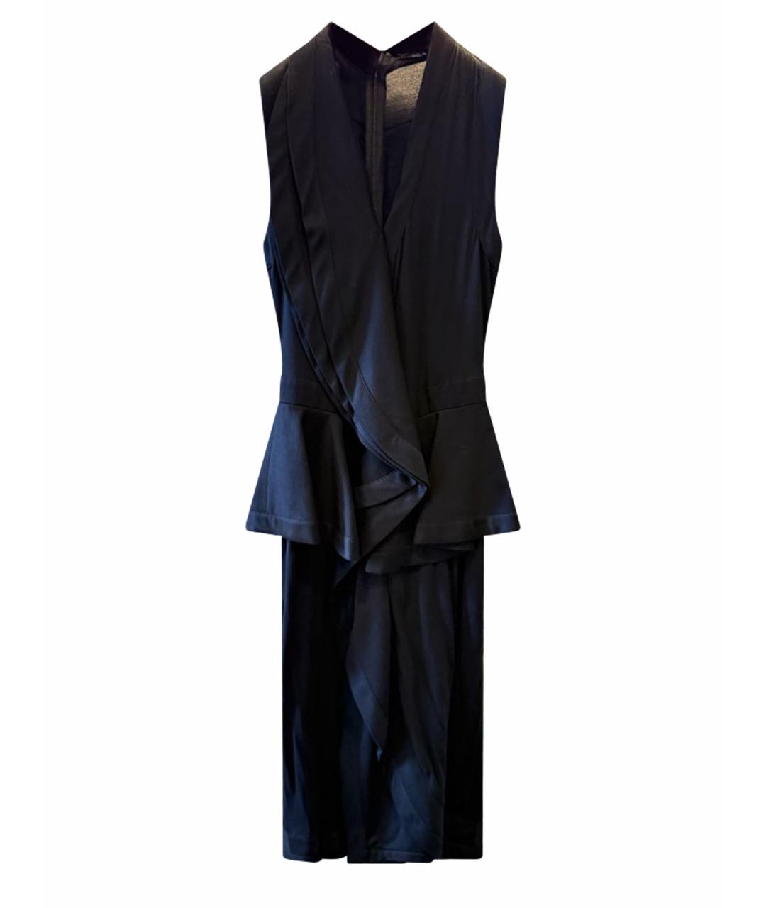 GIVENCHY Черное вискозное коктейльное платье, фото 1